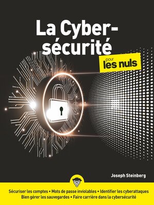 cover image of La Cybersécurité pour les Nuls, grand format